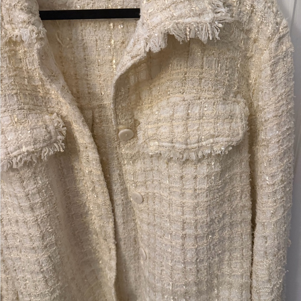 Lulu's Cream Textured Jacket - Picture 5 of 6